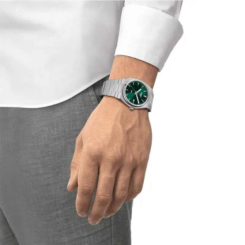 Tissot PRX Swiss Quartz Green Dial Men’s Watch- T137.410.11.091.00